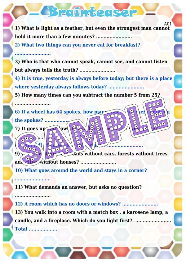 perty Generic theme Paper Games (list1690_1) - 8