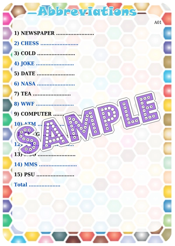 perty Generic theme Paper Games (list1697_1) - 8