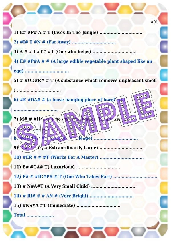 perty Generic theme Paper Games (list1705_1) - 12
