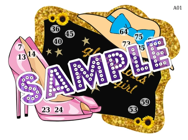 perty Girl theme Tambola Housie (list3056_1) - 24
