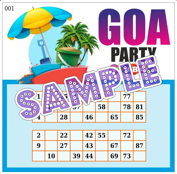 perty Goa theme Tambola Housie (list3101_1) - 12