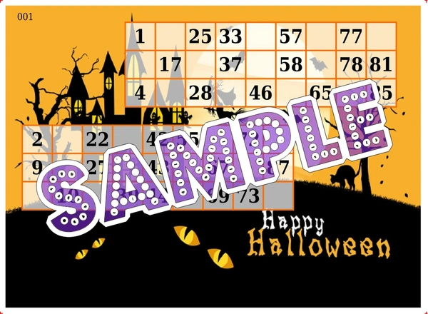 perty Halloween theme Tambola Housie (list1028_1) - 24