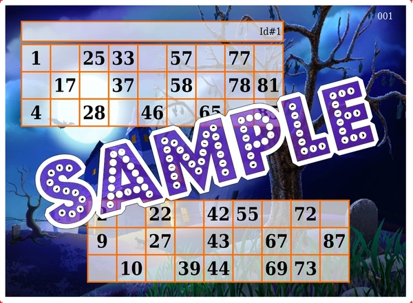 perty Halloween theme Tambola Housie (list1054_1) - 16