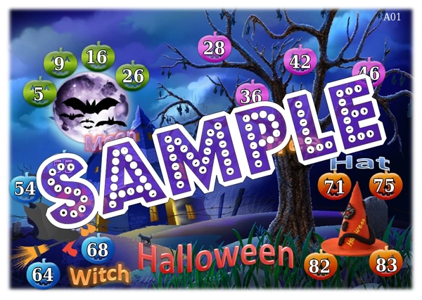 perty Halloween theme Tambola Housie (list189_2) - 16