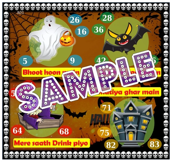 perty Halloween theme Tambola Housie (list2485_1) - 36
