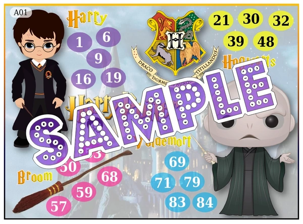 perty Harry Potter theme Tambola Housie (list1294_1) - 16