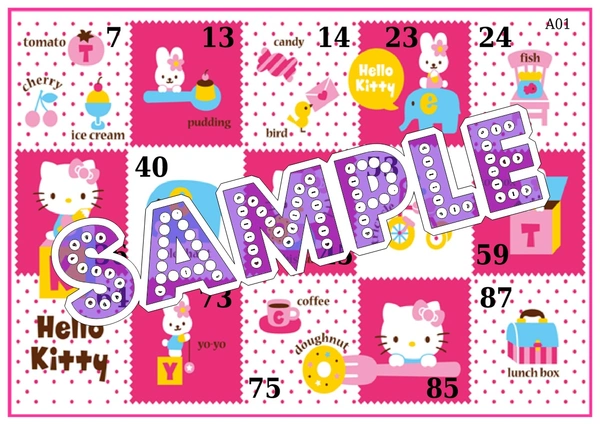 perty Hello Kitty theme Tambola Housie (list458_2) - 24