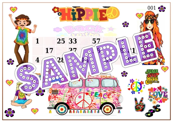 perty Hippie theme Tambola Housie (list1455_1) - 24