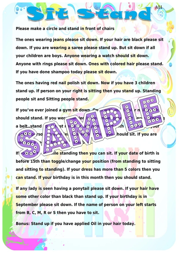 perty Holi theme Activities (list1510_1) - 8