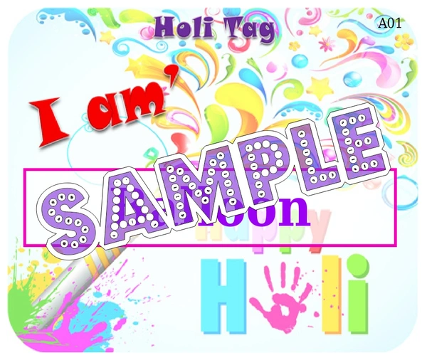 perty Holi theme Activities (list899_1) - 4.4 x 3.7