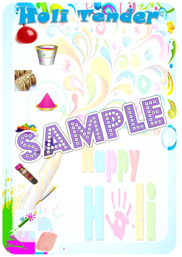 perty Holi theme Paper Games (list1508_1) - 8