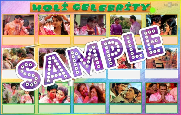 perty Holi theme Paper Games (list1753_1) - 24