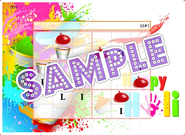 perty Holi theme Paper Games (list892_1) - 16