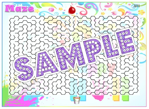 perty Holi theme Paper Games (list894_1) - 24