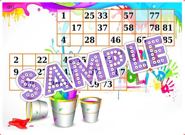 perty Holi theme Tambola Housie (list1011_1) - 48