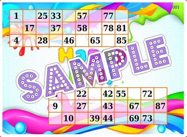 perty Holi theme Tambola Housie (list1013_1) - 16