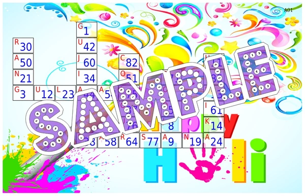 perty Holi theme Tambola Housie (list2810_1) - 24