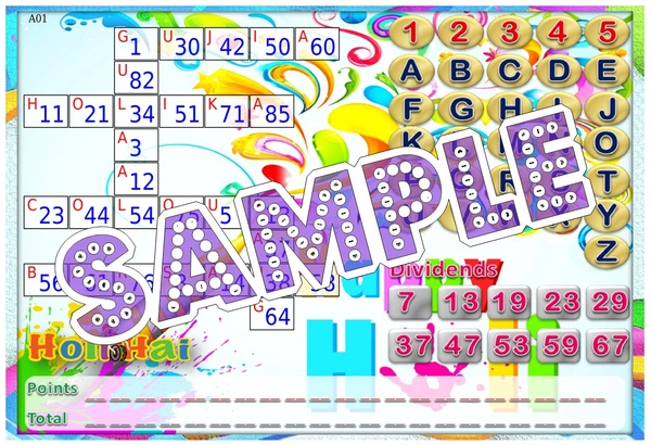 perty Holi theme Tambola Housie (list3207_1) - 24