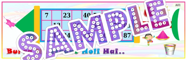 perty Holi theme Tambola Housie (list714_1) - 16