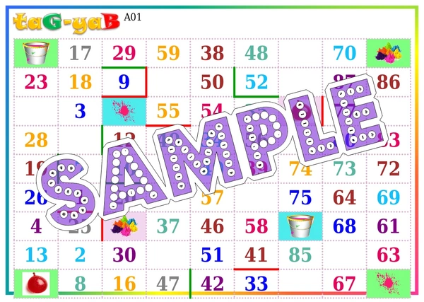 perty Holi theme Tambola Housie (list886_1) - 16