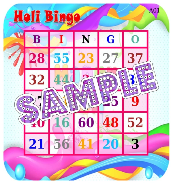 perty Holi theme Tambola Housie (list895_1) - 24