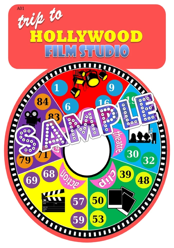 perty Hollywood theme Tambola Housie (list2829_1) - 8