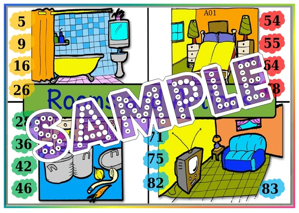 perty House theme Tambola Housie (list2041_1) - 24
