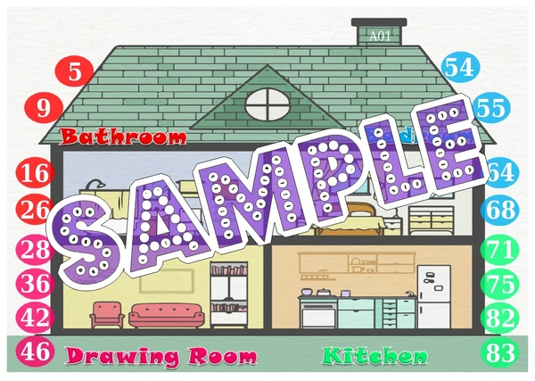 perty House theme Tambola Housie (list2744_1) - 24