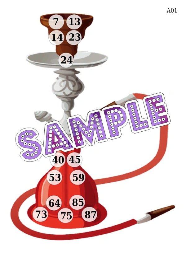 perty Hukka theme Tambola Housie (list1325_1) - 48