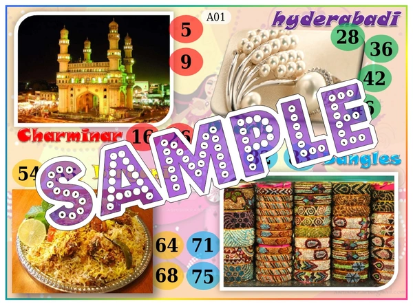 perty Hyderabadi theme Tambola Housie (list2343_1) - 16