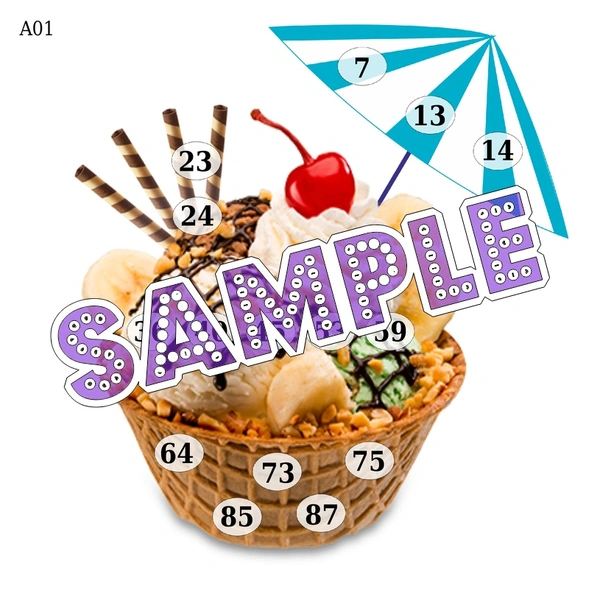perty Icecream theme Tambola Housie (list1326_1) - 36