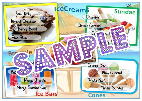perty Icecream theme Tambola Housie (list594_1) - 16