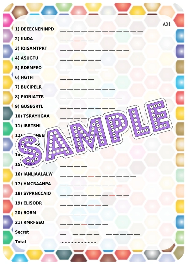 perty Independence Day theme Paper Games (list1777_1) - 24