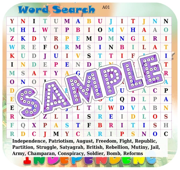 perty Independence Day theme Paper Games (list1779_1) - 18