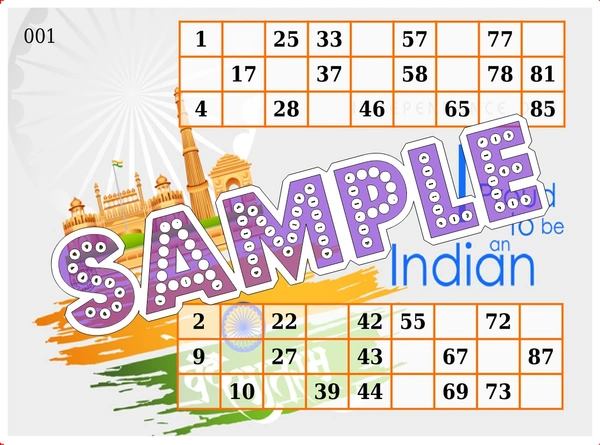 perty Independence Day theme Tambola Housie (list1126_2) - 16