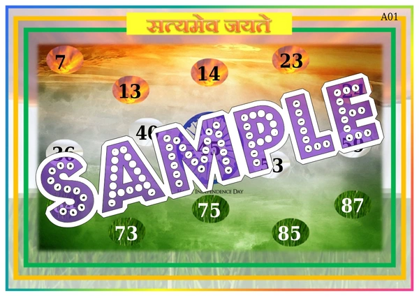 perty Independence Day theme Tambola Housie (list798_1) - 24