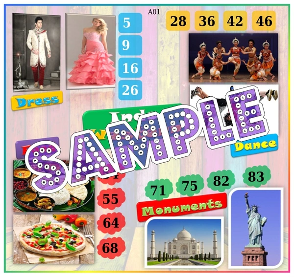 perty Indo Western theme Tambola Housie (list768_1) - 12