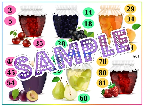 perty Jam theme Tambola Housie (list2329_1) - 24