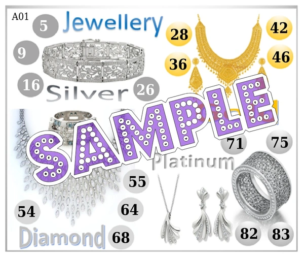 perty Jewellery theme Tambola Housie (list386_2) - 72