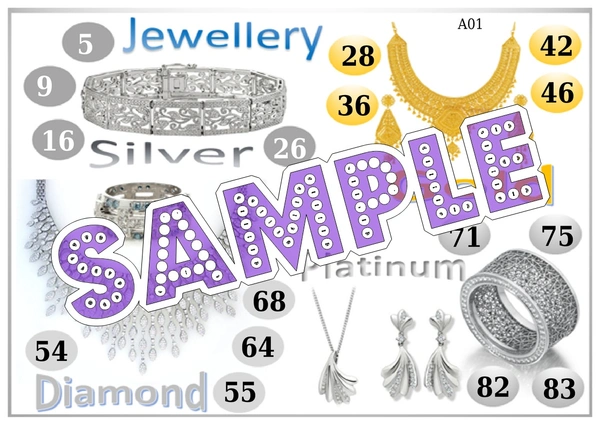 perty Jewellery theme Tambola Housie (list386_3) - 48