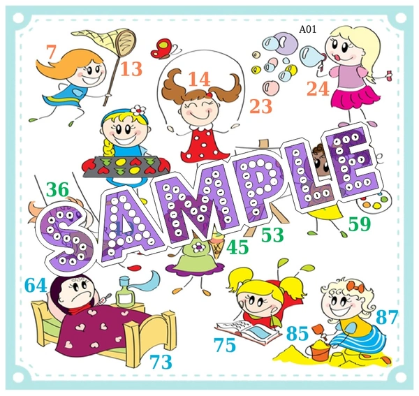 perty Kids theme Tambola Housie (list209_2) - 36