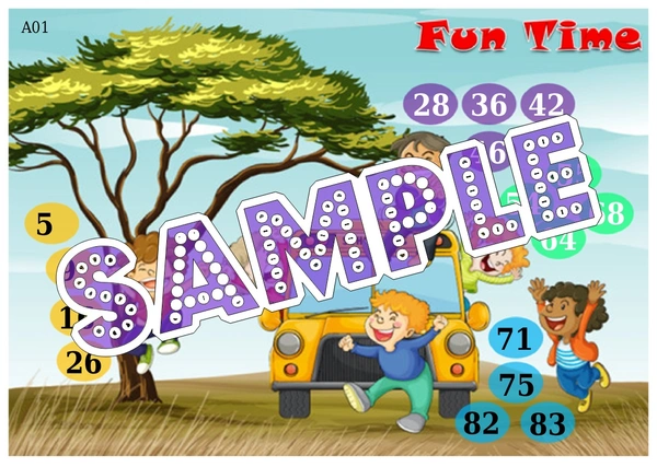 perty Kids theme Tambola Housie (list2331_1) - 24