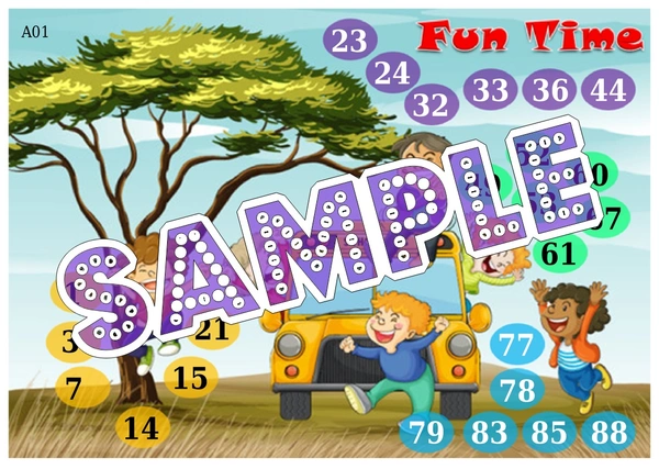 perty Kids theme Tambola Housie (list2499_1) - 24