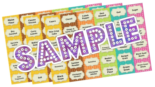 perty Kitchen theme Cards (list3594) - 3 x 2