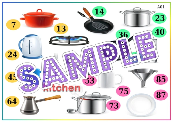 perty Kitchen theme Tambola Housie (list2332_1) - 24
