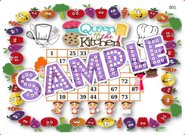 perty Kitchen theme Tambola Housie (list2909_1) - 48