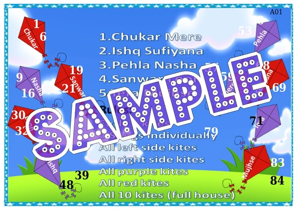 perty Kite theme Tambola Housie (list2880_1) - 48