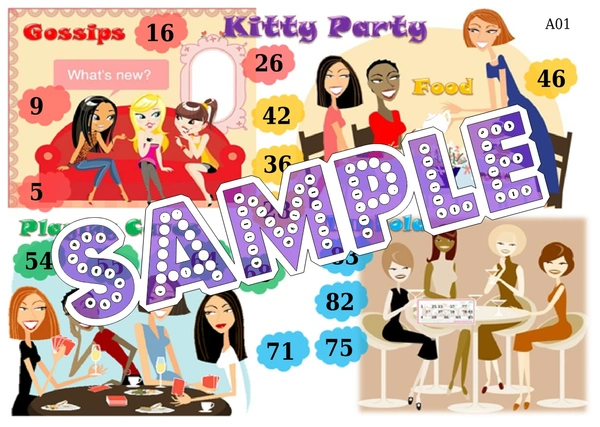 perty Kitty Party theme Tambola Housie (list638_1) - 24
