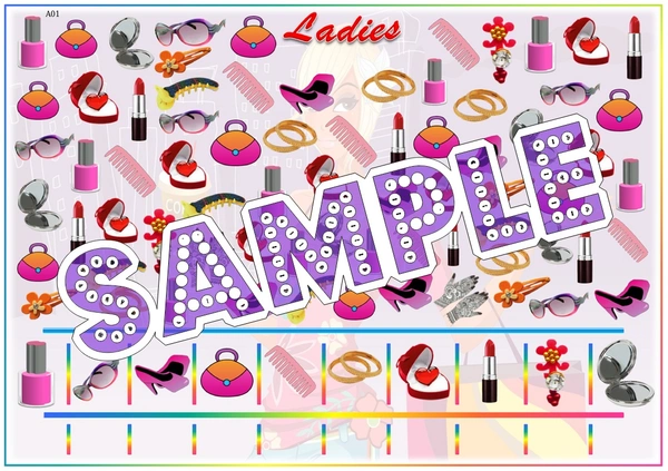 perty Ladies theme Paper Games (list1576_1) - 4