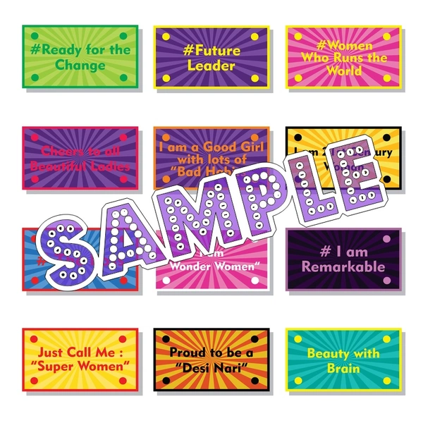 perty Ladies theme Props (list1866) - 6 x 4.4
